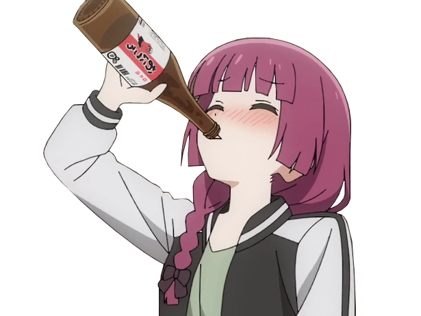 Kikuri has gone to the store for some alcohol. She will be back soon.